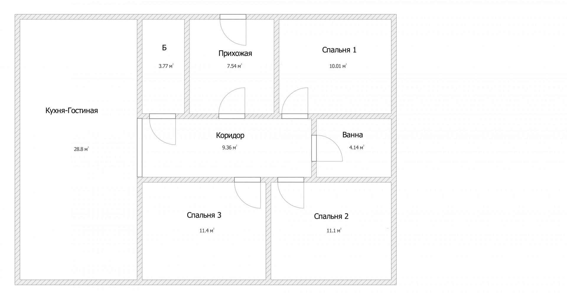 3-комнатная 130 м2 в ЖК undefined корпус null этаж null