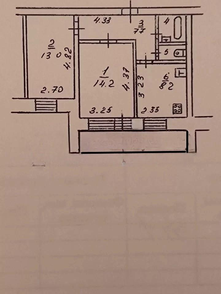 2-комнатная 47 м2 в ЖК undefined корпус null этаж 2