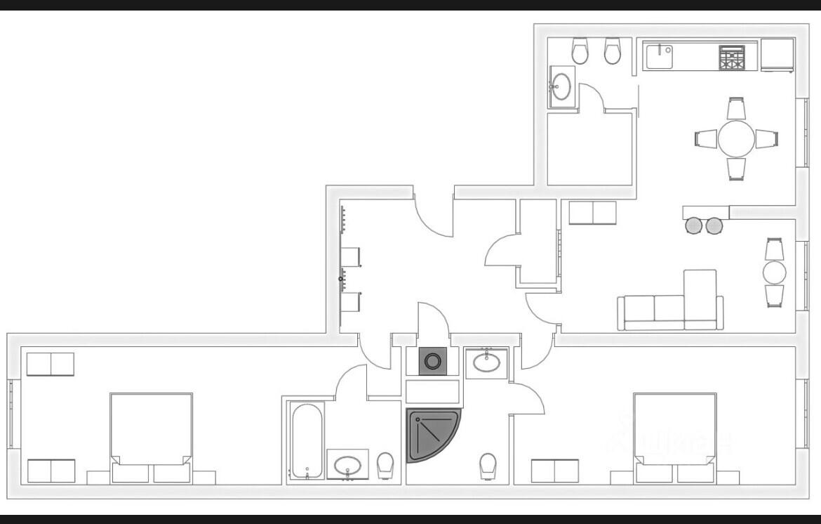 3-комнатная 82 м2 в ЖК undefined корпус null этаж 29