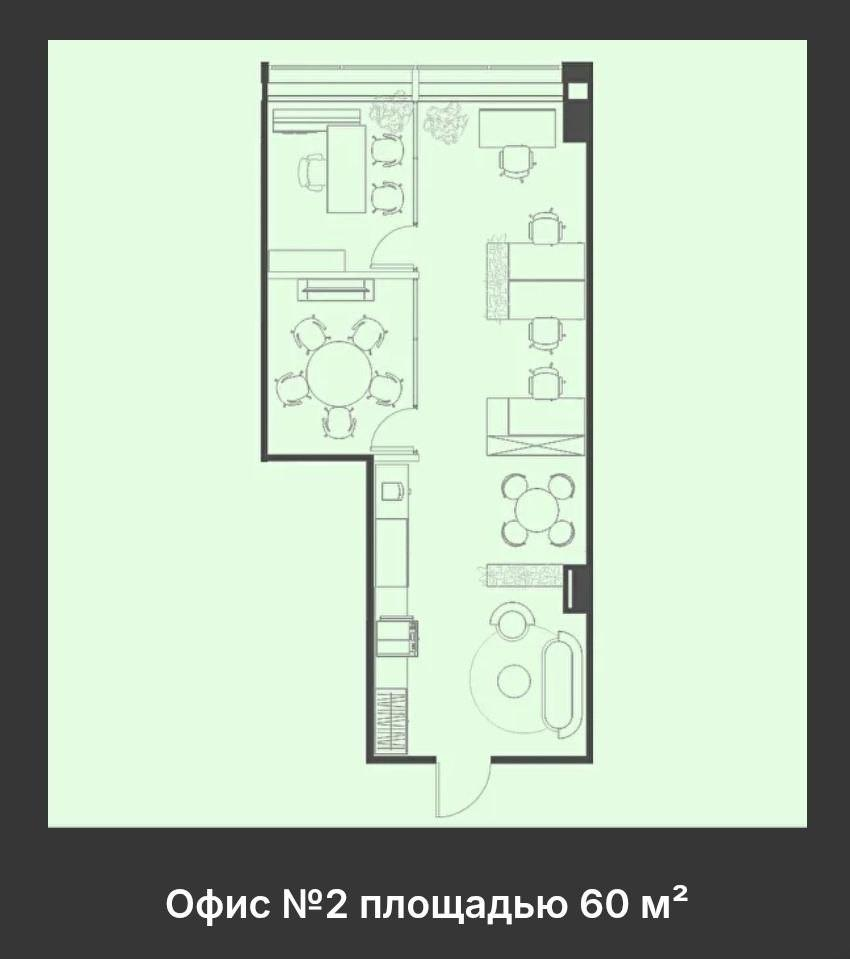 Студия 60 м2 в ЖК undefined корпус null этаж null