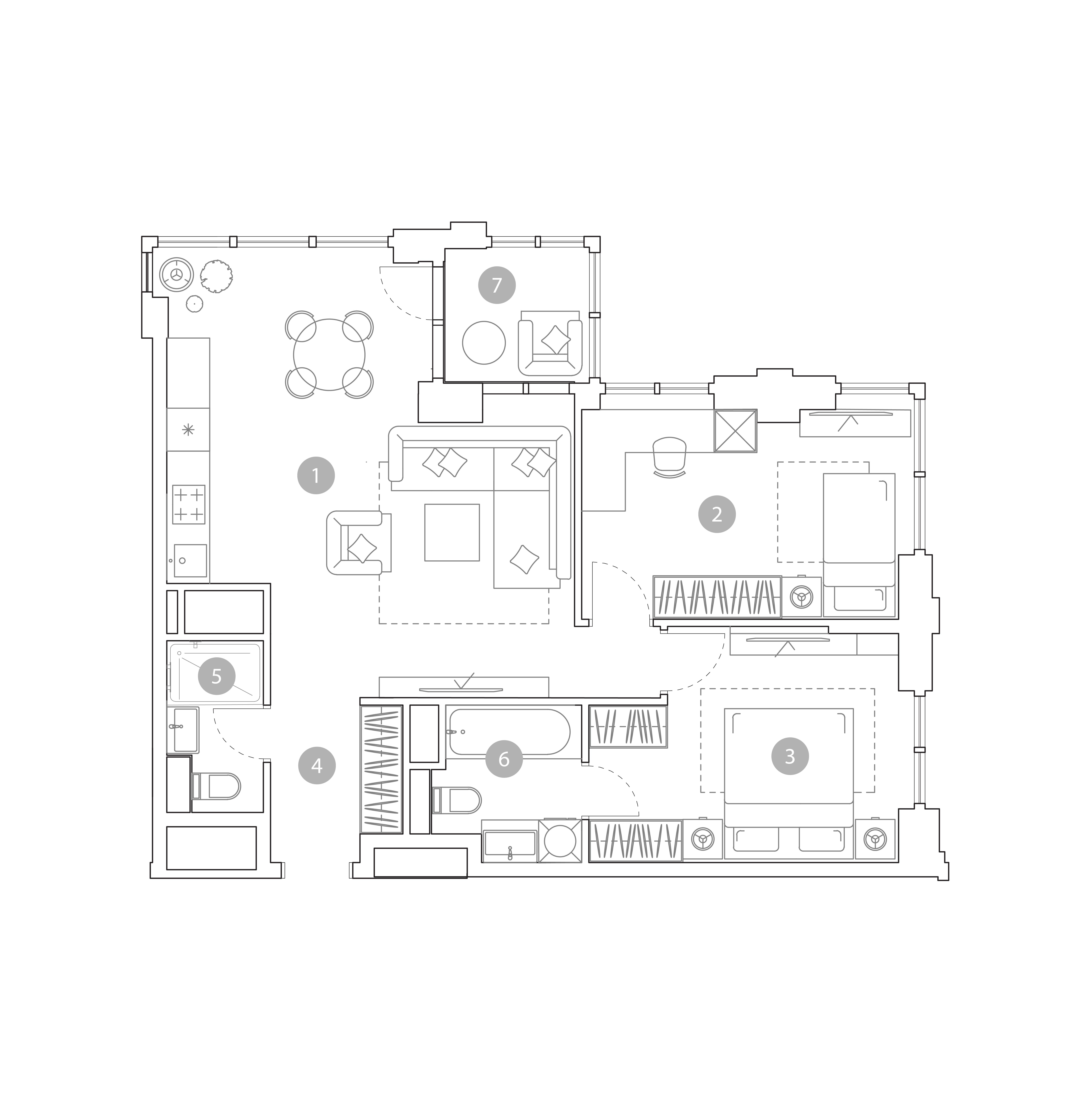 3-комнатная 70 м2 в ЖК VERY на Миклухо-Маклая корпус null этаж 7