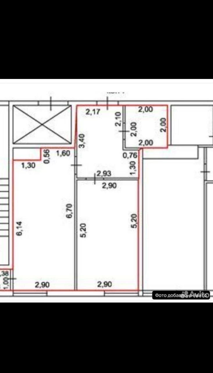 1-комнатная 47.6 м2 в ЖК undefined корпус null этаж 8