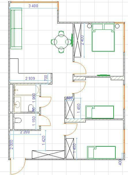 4-комнатная 84 м2 в ЖК undefined корпус null этаж 4