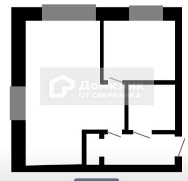 1-комнатная 33 м2 в ЖК undefined корпус null этаж 2