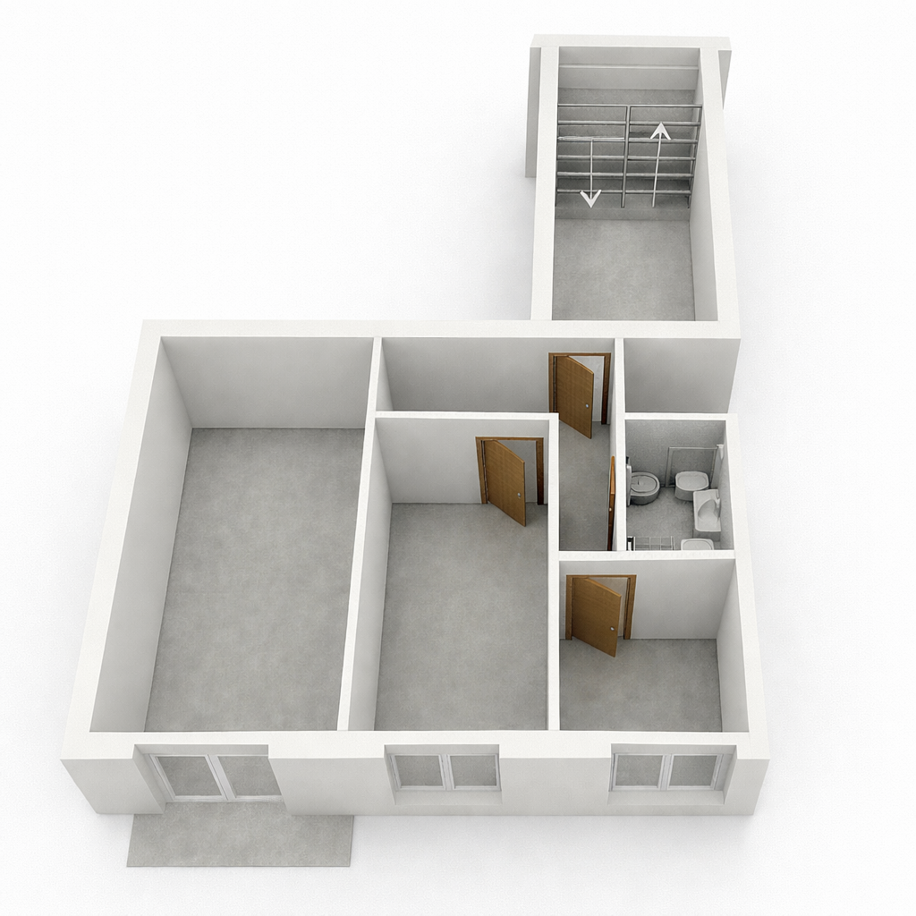 2-комнатная 42.1 м2 в ЖК undefined корпус null этаж 3