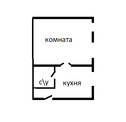 1-комнатная 31.5 м2 в ЖК undefined корпус null этаж 2