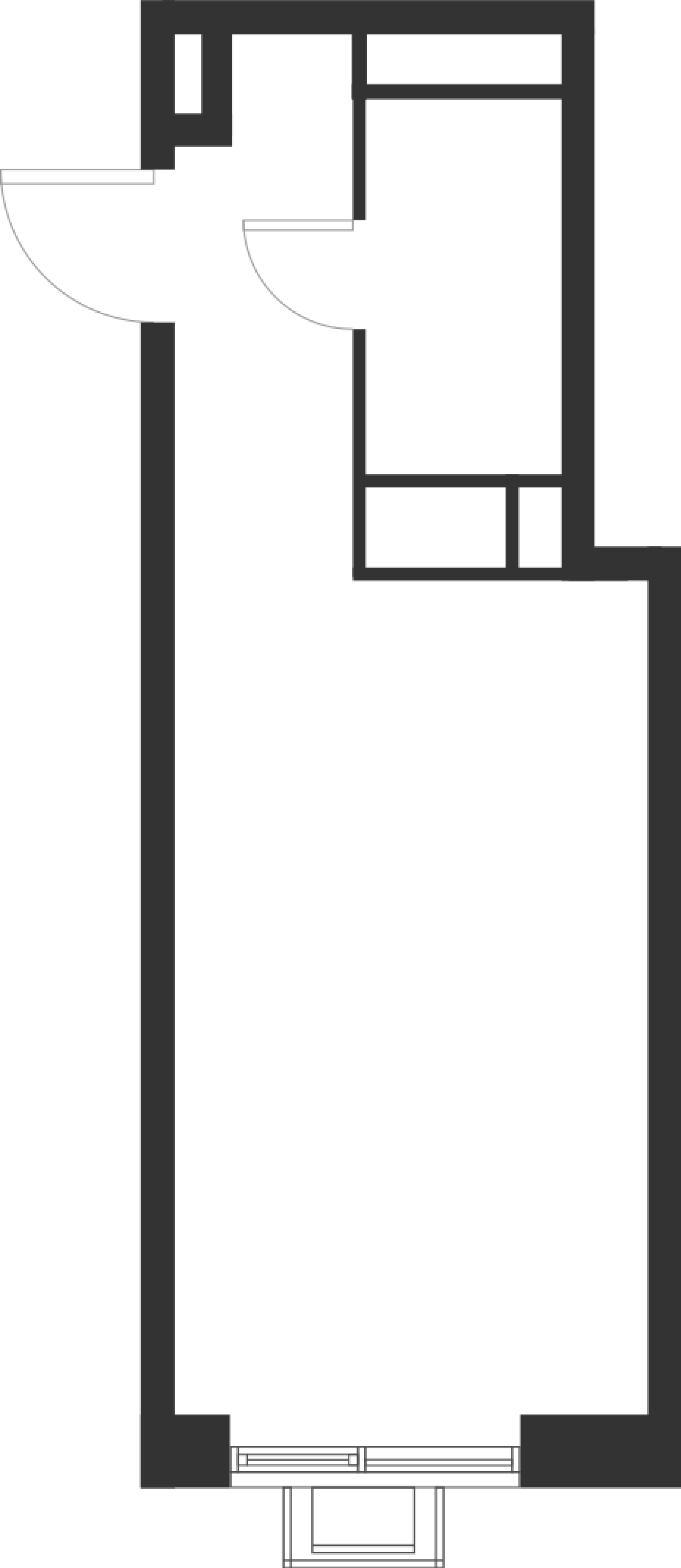 Студия 22 м2 в ЖК Форевиль корпус null этаж 16