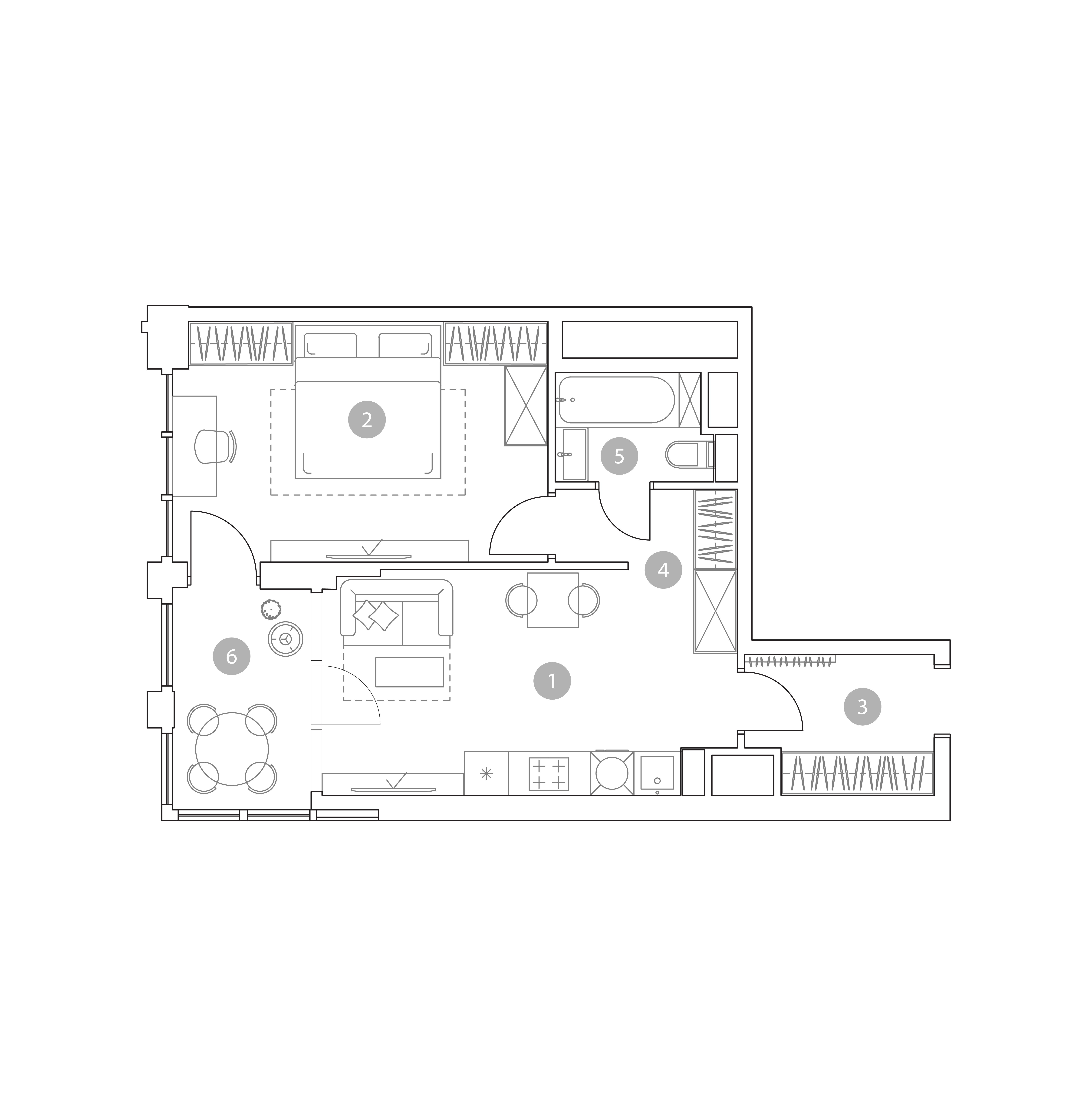 2-комнатная 47 м2 в ЖК VERY на Миклухо-Маклая корпус null этаж 13