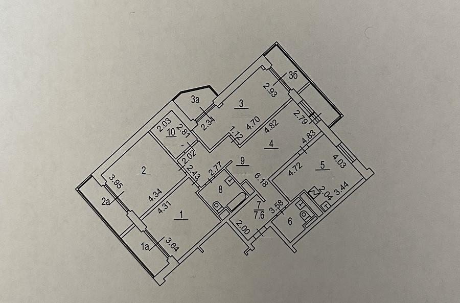 4-комнатная 135 м2 в ЖК undefined корпус null этаж 6