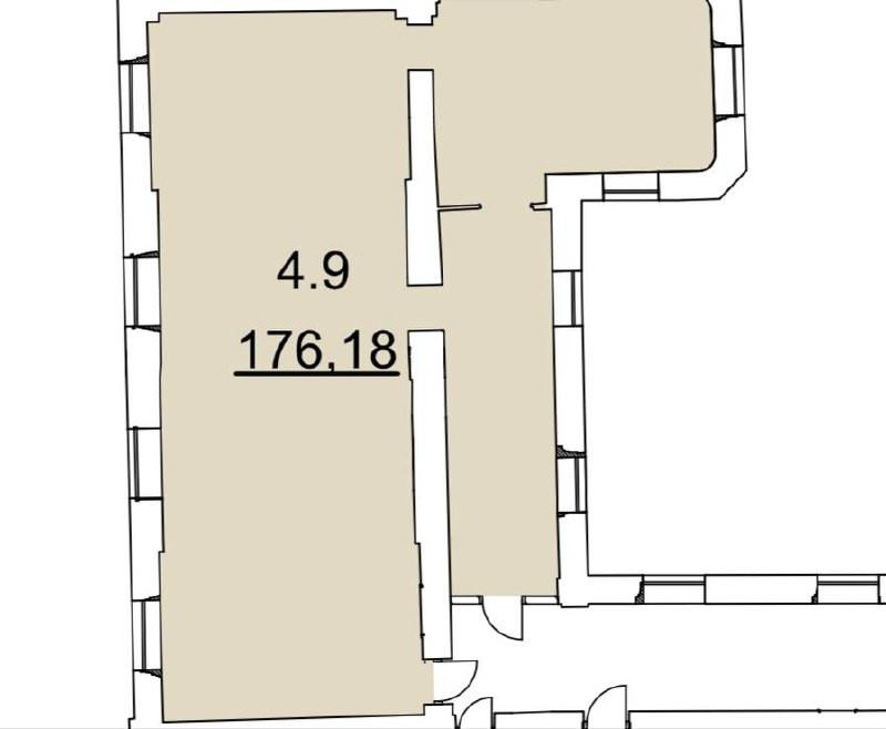 Студия 176.2 м2 в ЖК undefined корпус null этаж null