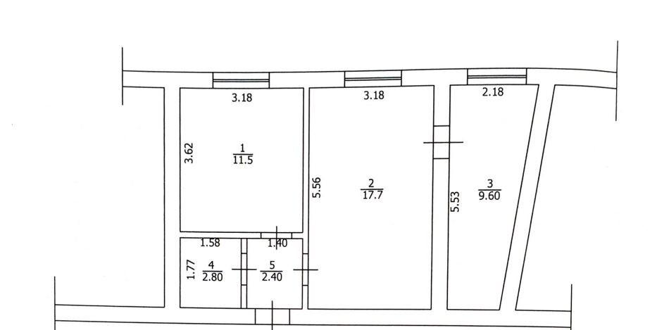 2-комнатная 44 м2 в ЖК undefined корпус null этаж 4