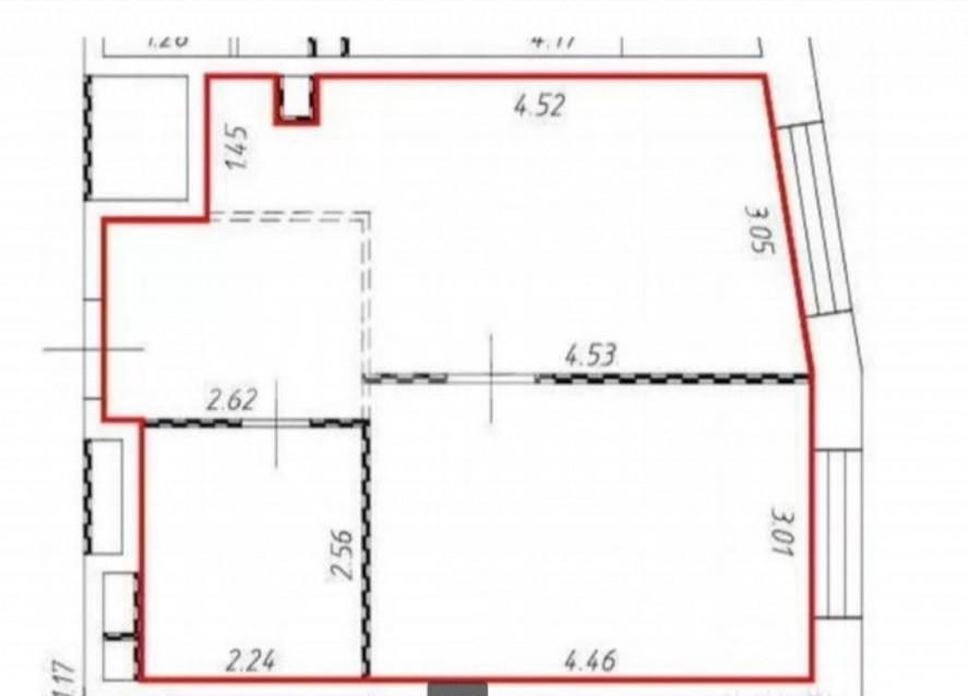 2-комнатная 39 м2 в ЖК undefined корпус null этаж 2