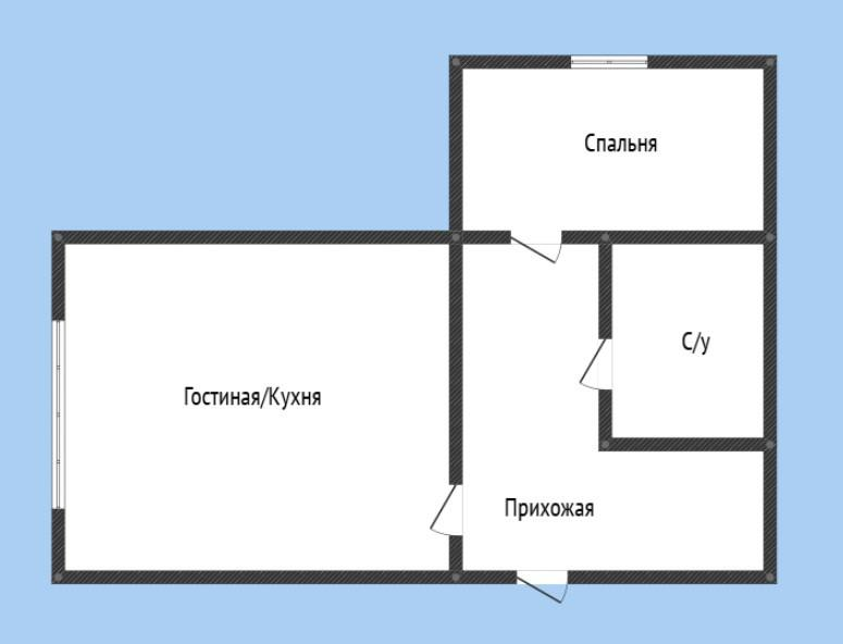 2-комнатная 48 м2 в ЖК undefined корпус null этаж 9