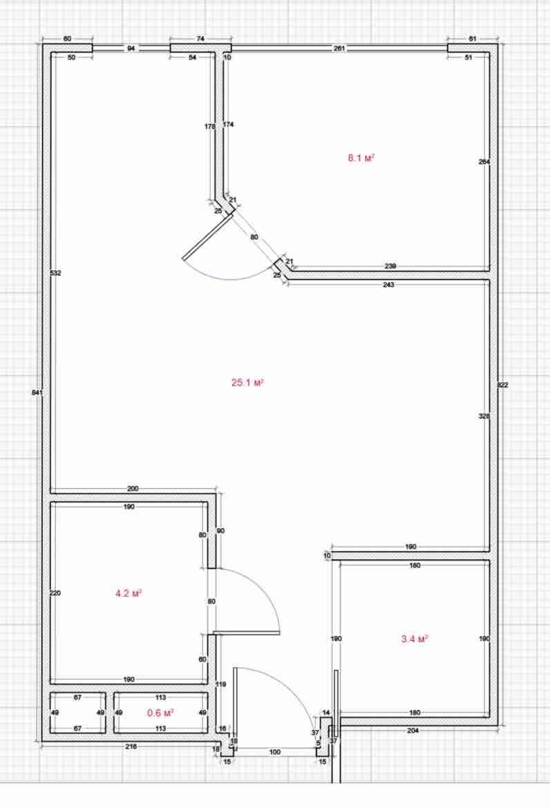 2-комнатная 41 м2 в ЖК undefined корпус null этаж 2