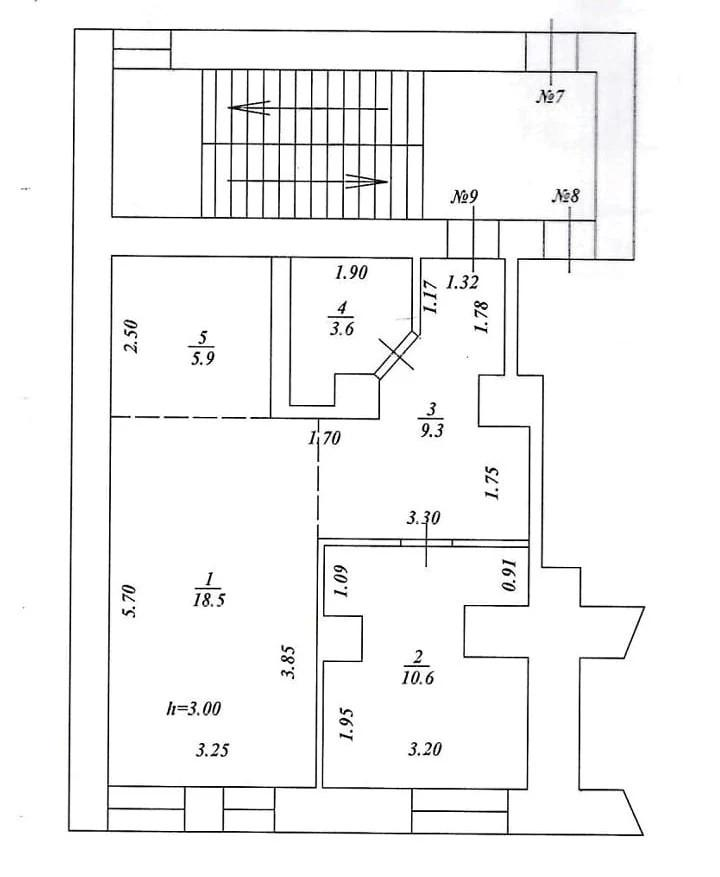 2-комнатная 50 м2 в ЖК undefined корпус null этаж 2