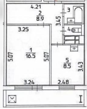 1-комнатная 37.6 м2 в ЖК undefined корпус null этаж 10