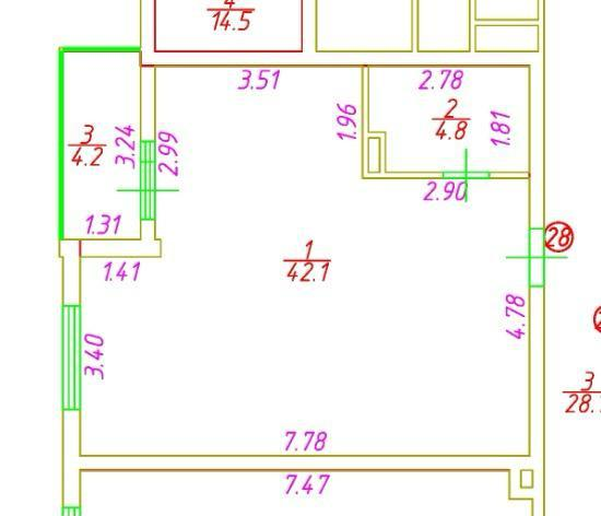 1-комнатная 51.4 м2 в ЖК undefined корпус null этаж 5