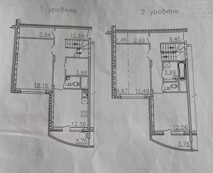3-комнатная 98.2 м2 в ЖК undefined корпус null этаж 12