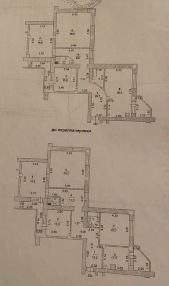 4-комнатная 129.4 м2 в ЖК undefined корпус null этаж 6