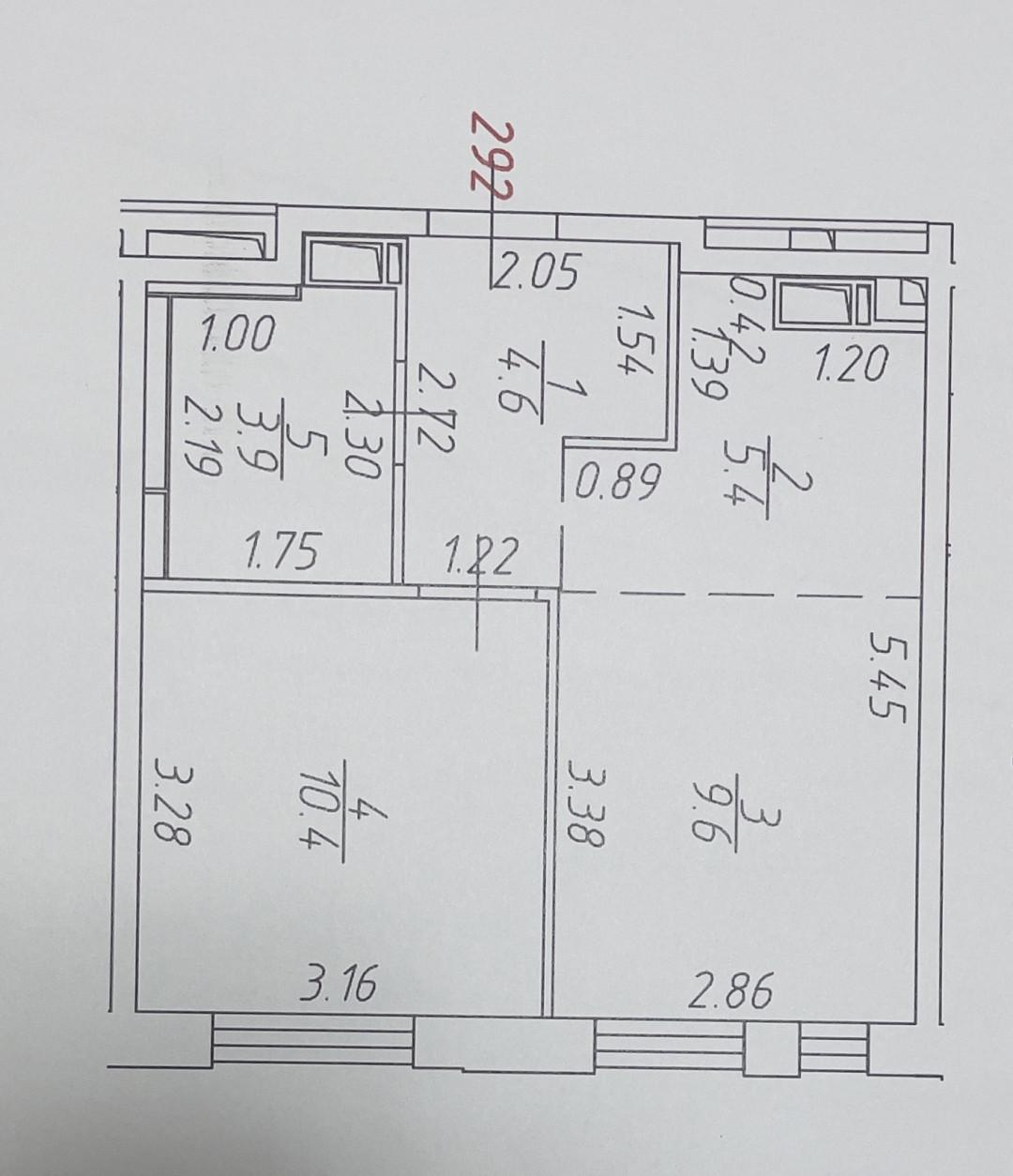 2-комнатная 33.9 м2 в ЖК undefined корпус null этаж 9