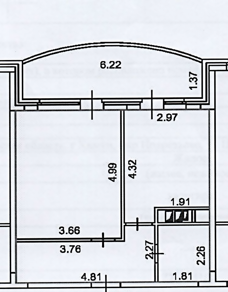 1-комнатная 47.5 м2 в ЖК undefined корпус null этаж 10