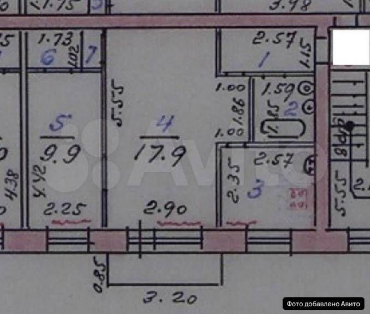 2-комнатная 41.8 м2 в ЖК undefined корпус null этаж 4