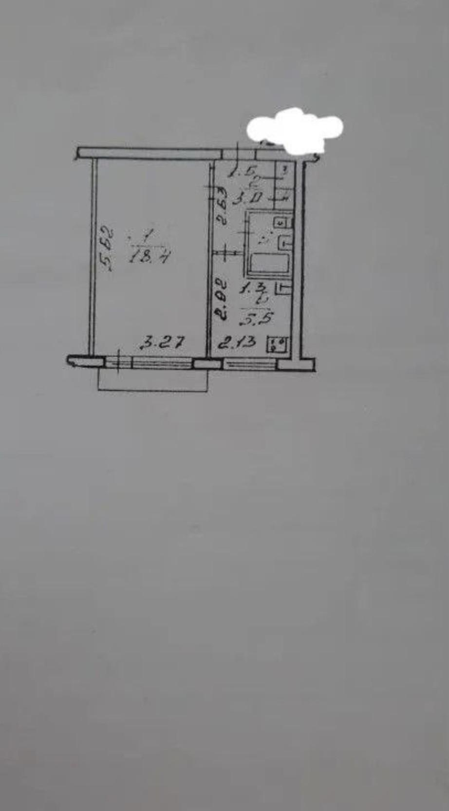 1-комнатная 30 м2 в ЖК undefined корпус null этаж 7