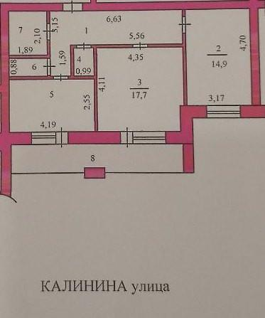 2-комнатная 71.3 м2 в ЖК undefined корпус null этаж 3
