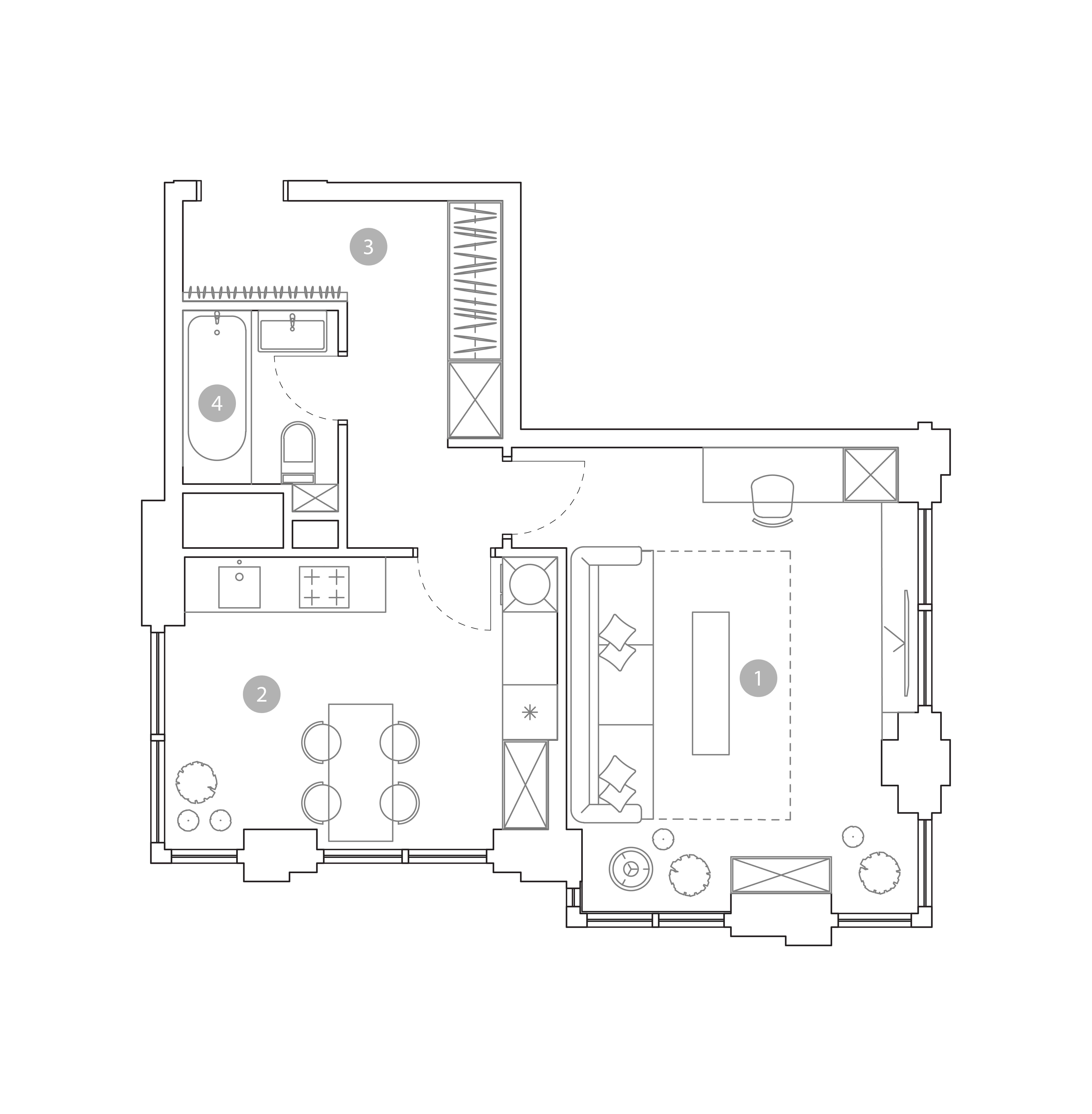 1-комнатная 45 м2 в ЖК VERY на Миклухо-Маклая корпус null этаж 10
