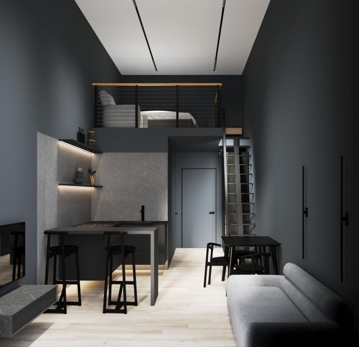 Студия 24 м2 в ЖК Гостиничный комплекс Аметист корпус null этаж 2