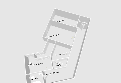 3-комнатная 85.6 м2 в ЖК undefined корпус null этаж 1