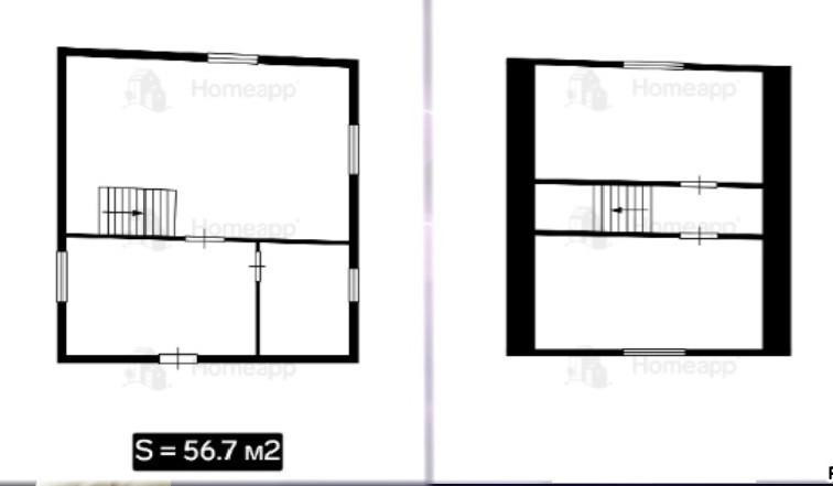 3-комнатная 56.7 м2 в ЖК undefined корпус null этаж null