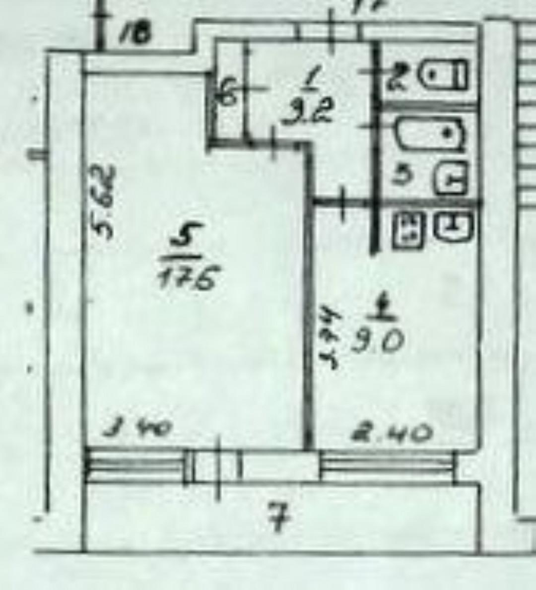 1-комнатная 33.7 м2 в ЖК undefined корпус null этаж 3