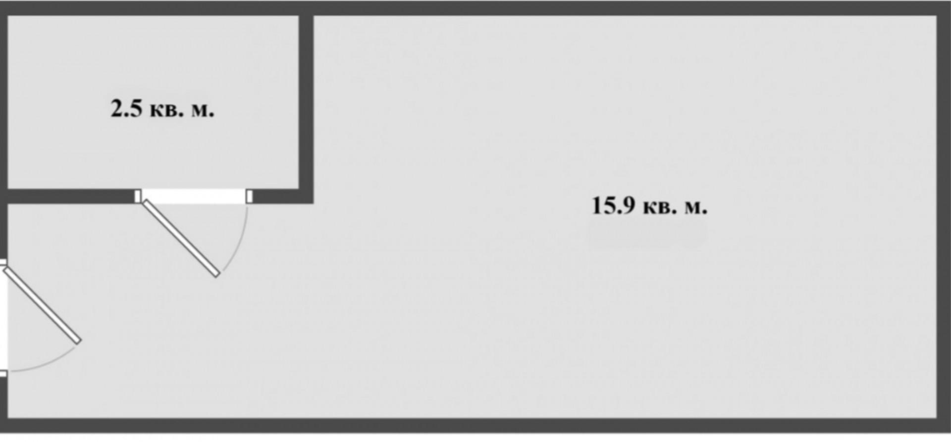 Студия 18.4 м2 в ЖК undefined корпус null этаж 2