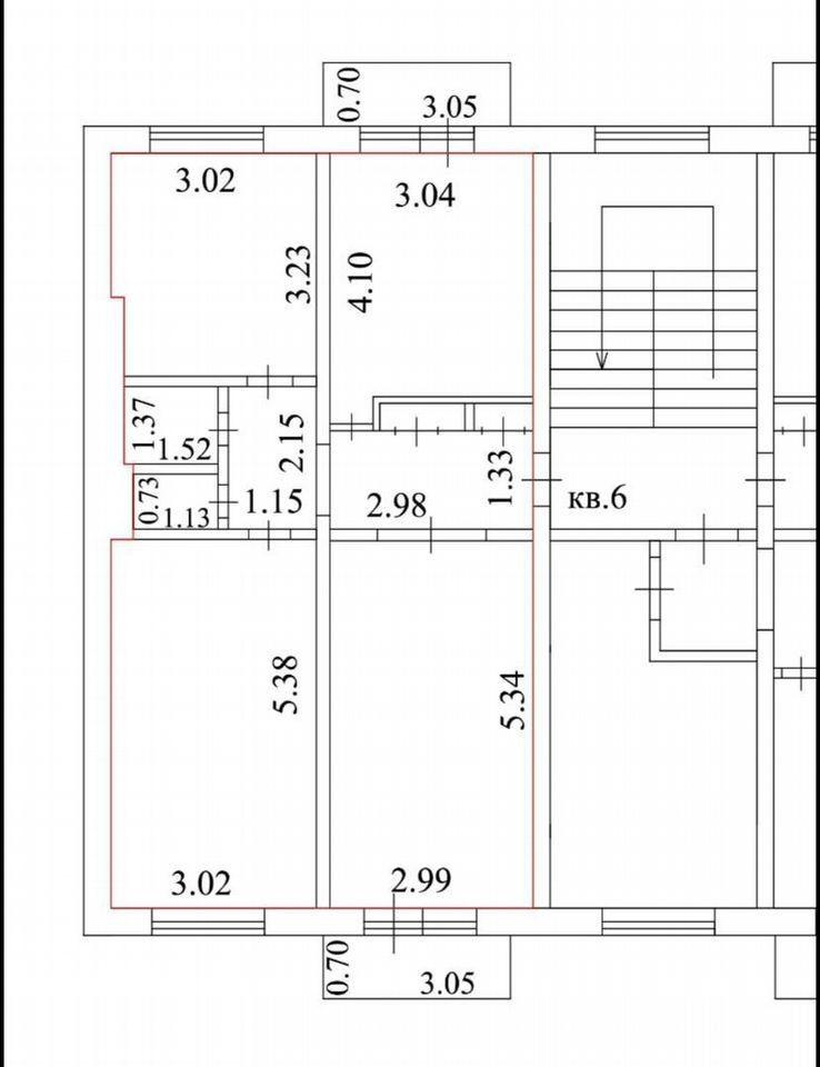3-комнатная 63.6 м2 в ЖК undefined корпус null этаж 2