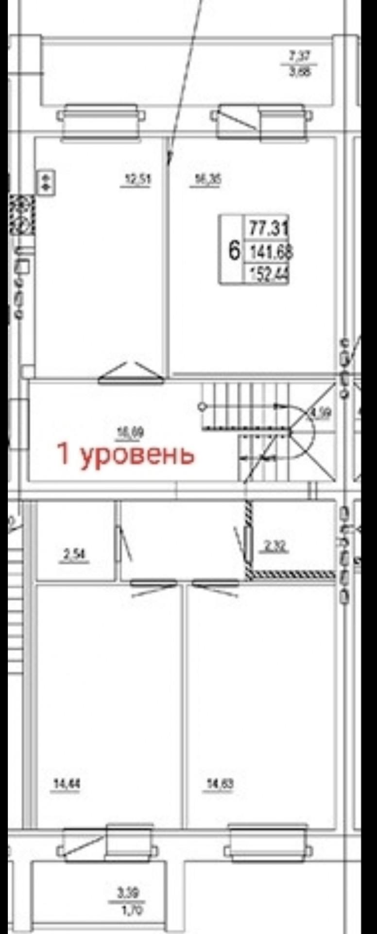5-комнатная 150 м2 в ЖК undefined корпус null этаж 9
