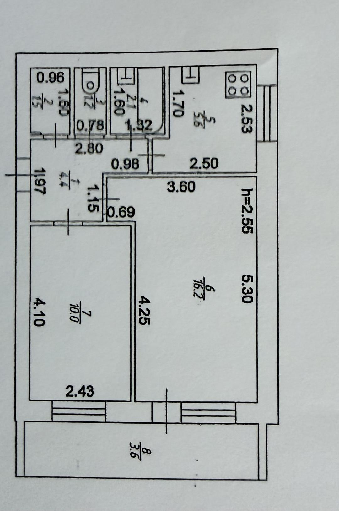 2-комнатная 47 м2 в ЖК undefined корпус null этаж 1