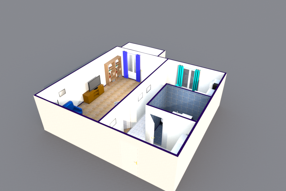 1-комнатная 30 м2 в ЖК undefined корпус null этаж 3