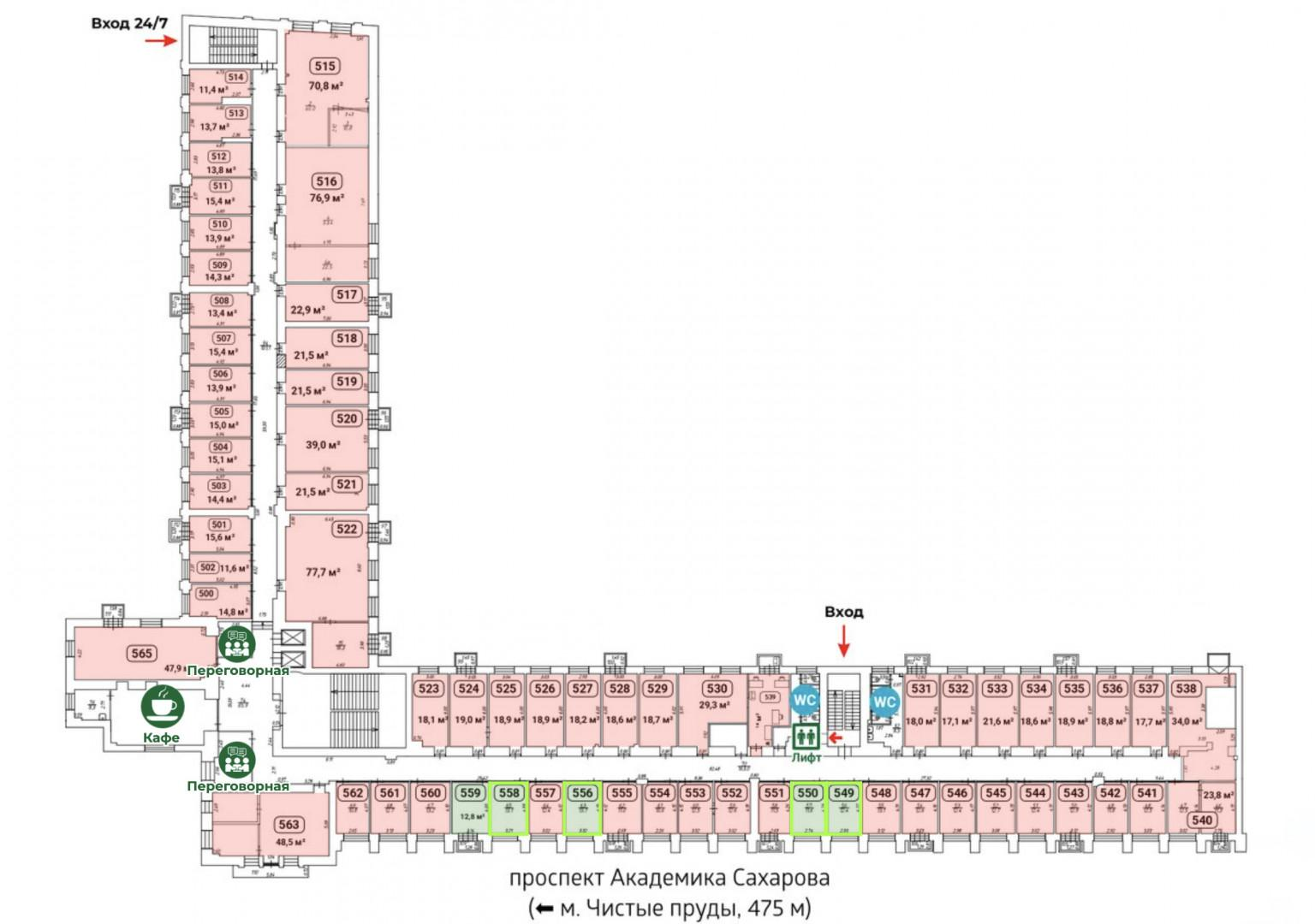 Студия 13.1 м2 в ЖК undefined корпус null этаж null