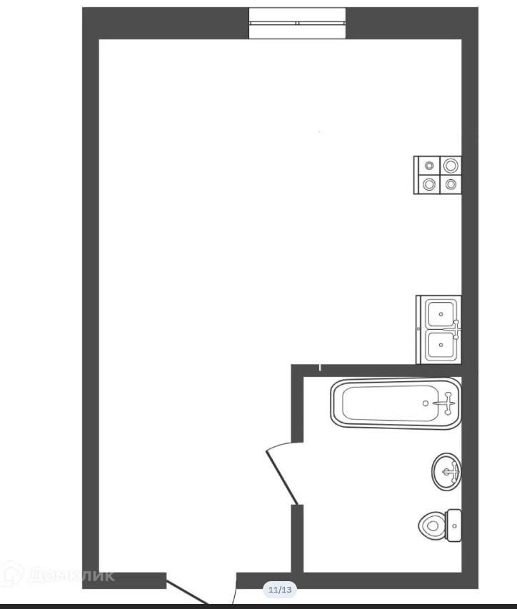 Студия 18 м2 в ЖК undefined корпус null этаж 4