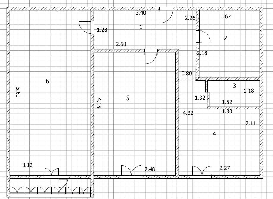 2-комнатная 44 м2 в ЖК undefined корпус null этаж 2