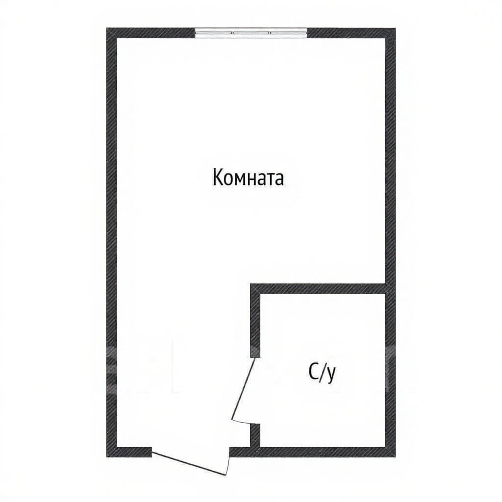 Студия 16.6 м2 в ЖК undefined корпус null этаж 1