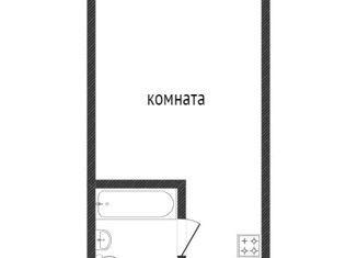 Студия 16.6 м2 в ЖК undefined корпус null этаж 1