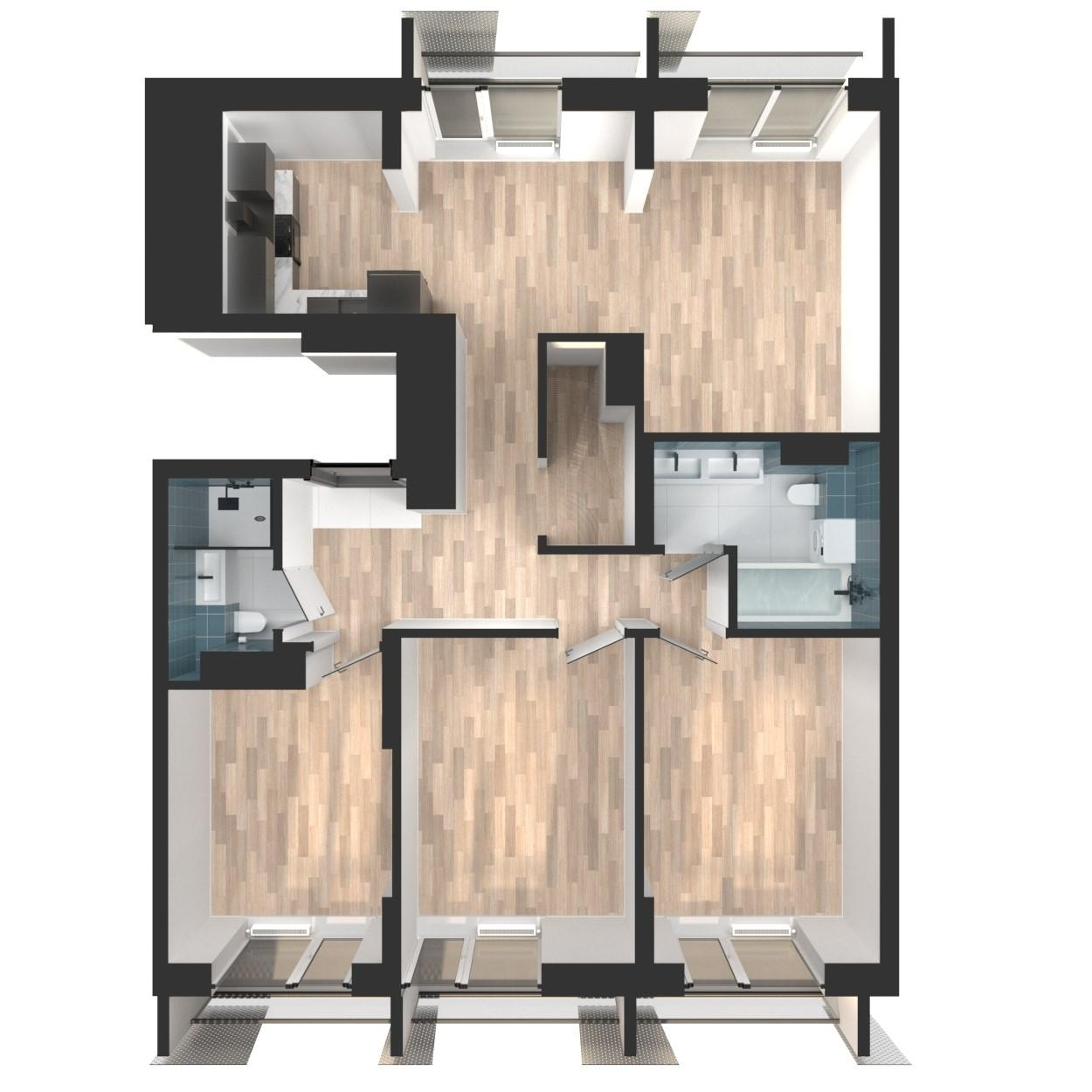 Студия 85 м2 в ЖК Мой Ритм корпус null этаж 9