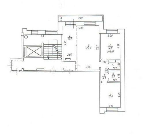 3-комнатная 73.1 м2 в ЖК undefined корпус null этаж 5