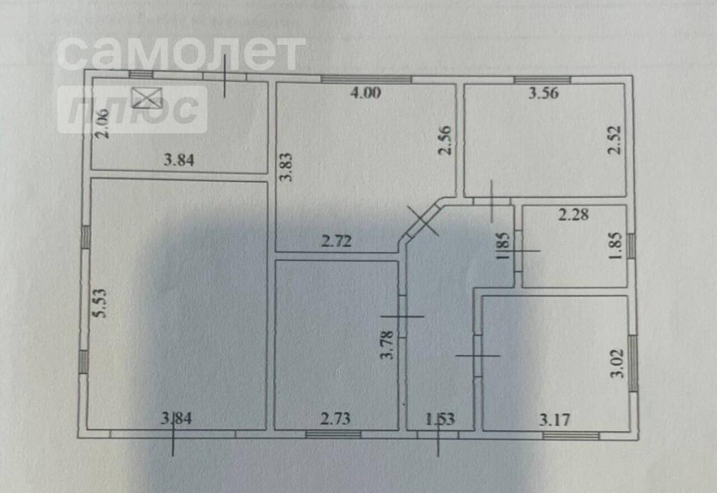 3-комнатная 91.6 м2 в ЖК undefined корпус null этаж null