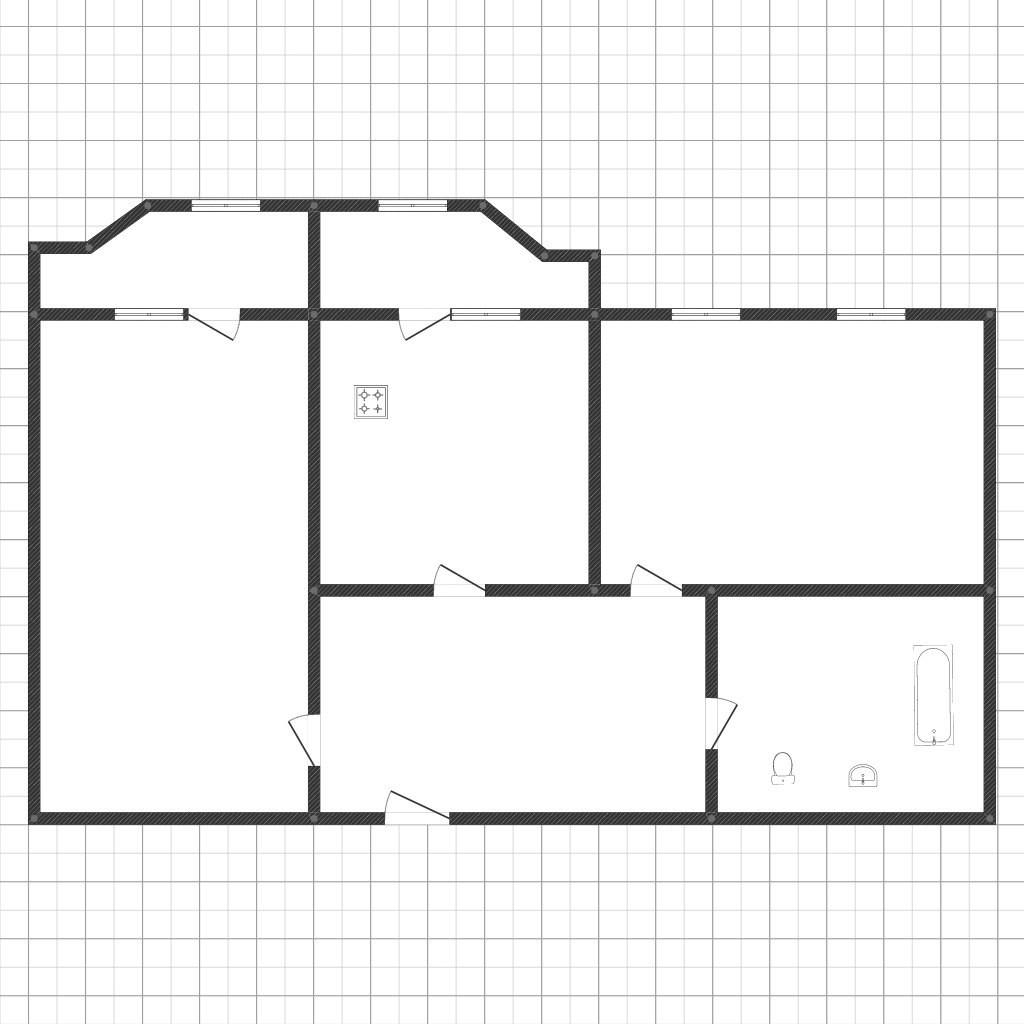 3-комнатная 62.4 м2 в ЖК undefined корпус null этаж 2