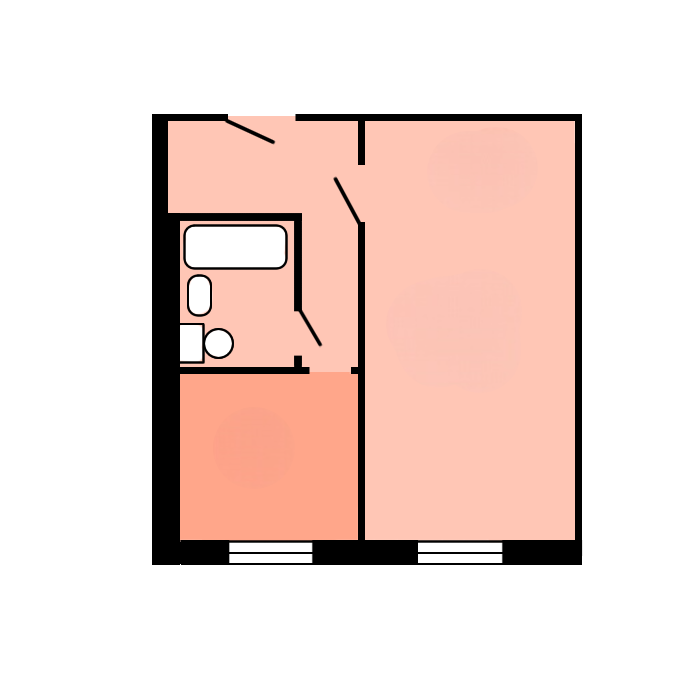 1-комнатная 29.2 м2 в ЖК undefined корпус null этаж 12