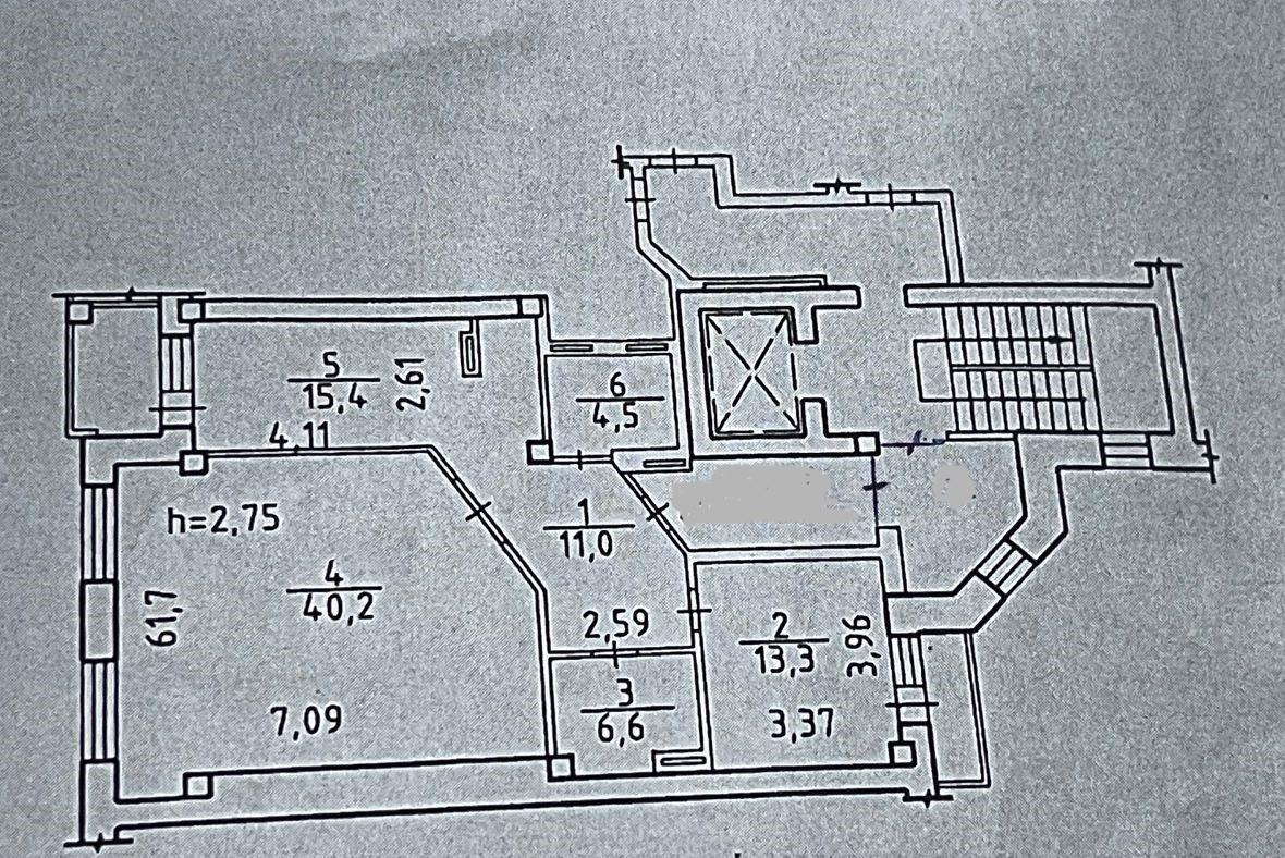 3-комнатная 109 м2 в ЖК undefined корпус null этаж 9
