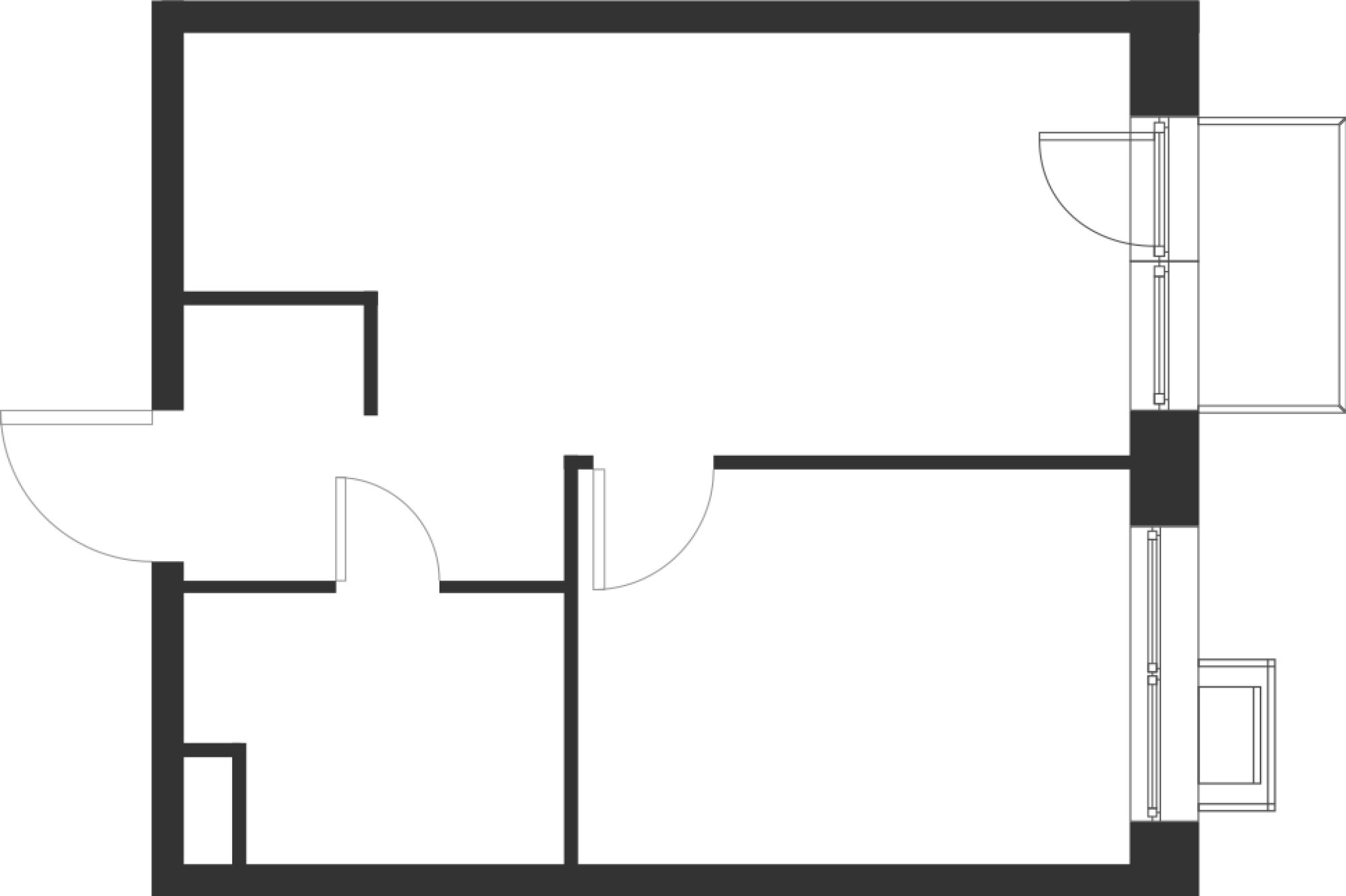 1-комнатная 33 м2 в ЖК Foreville корпус null этаж 13